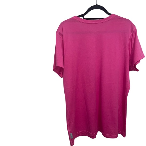 Nike Women's Pink Dry Fit "Just Do It" Top Sz XXL - Picture 9 of 12